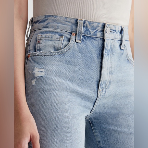 AG Adriano Goldschmied Light Blue High Rise Jeans NWT - Picture 2 of 5